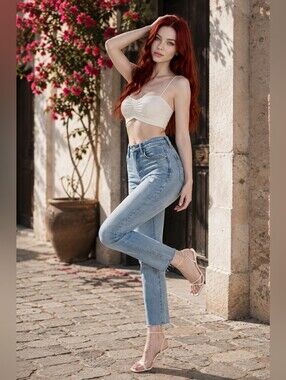 KUT from the Kloth Rachael Fab Ab Mom Jeans Size 16 High Rise Raw Hem CC